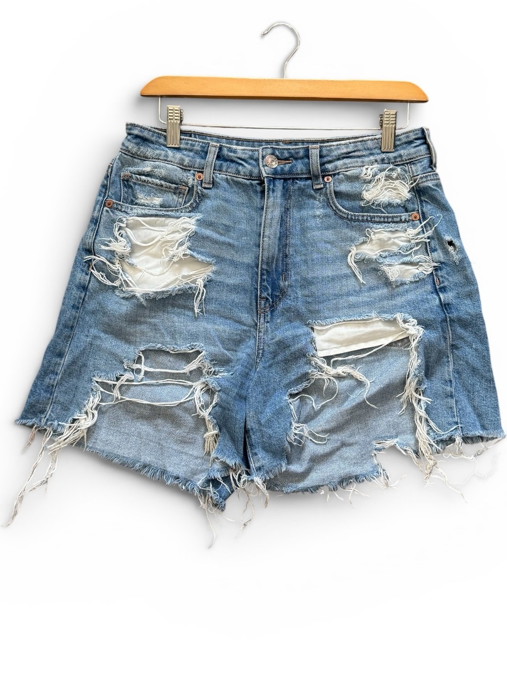American Eagle highest rise baggy short size 6